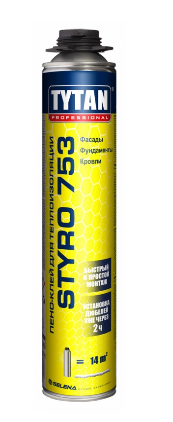 Փրփուր-սոսինձ 750մլ  STYRO 753 T Tytan