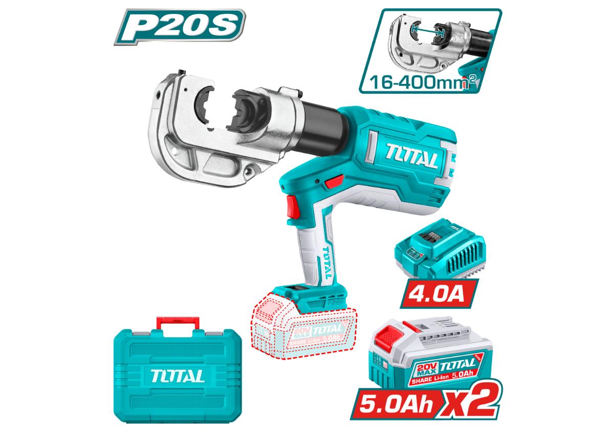 Սեղմող գործիք մարտկոցային հիդրավլիկ 18-400մմ TOTAԼ TCTLI2005