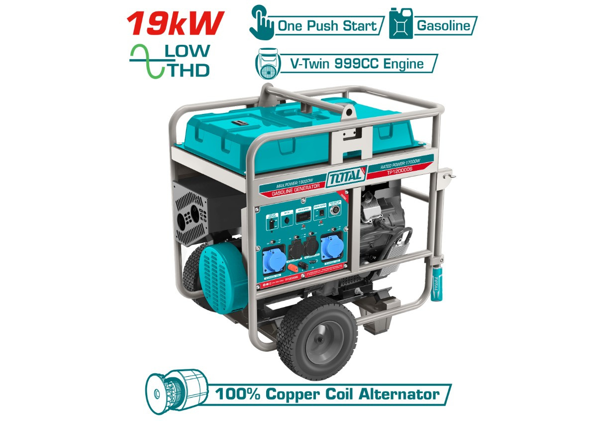 Բենզինային գեներատոր 19կվտ  TOTAL TP1200006