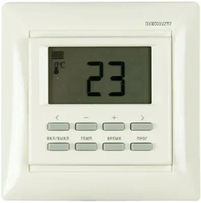 Տերմոստատ թվային ծրագրվող  բեժ, 16A  RX-527H Rexant