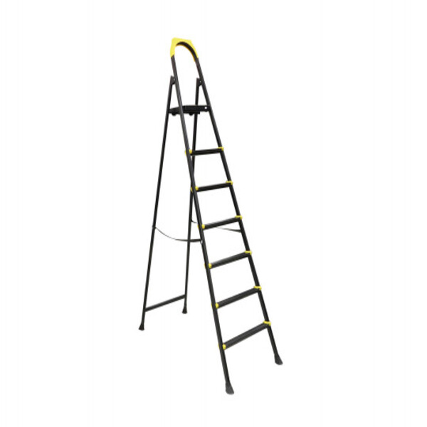 Стремянка  6+1 черная  200см. ORIENT