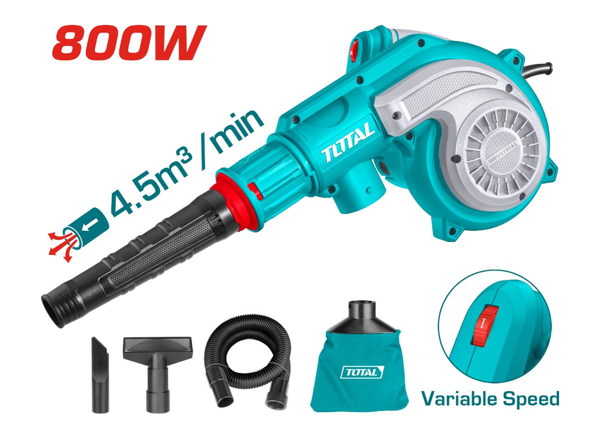 Воздуходувка 800W (аспиратор) TOTAL TB8036