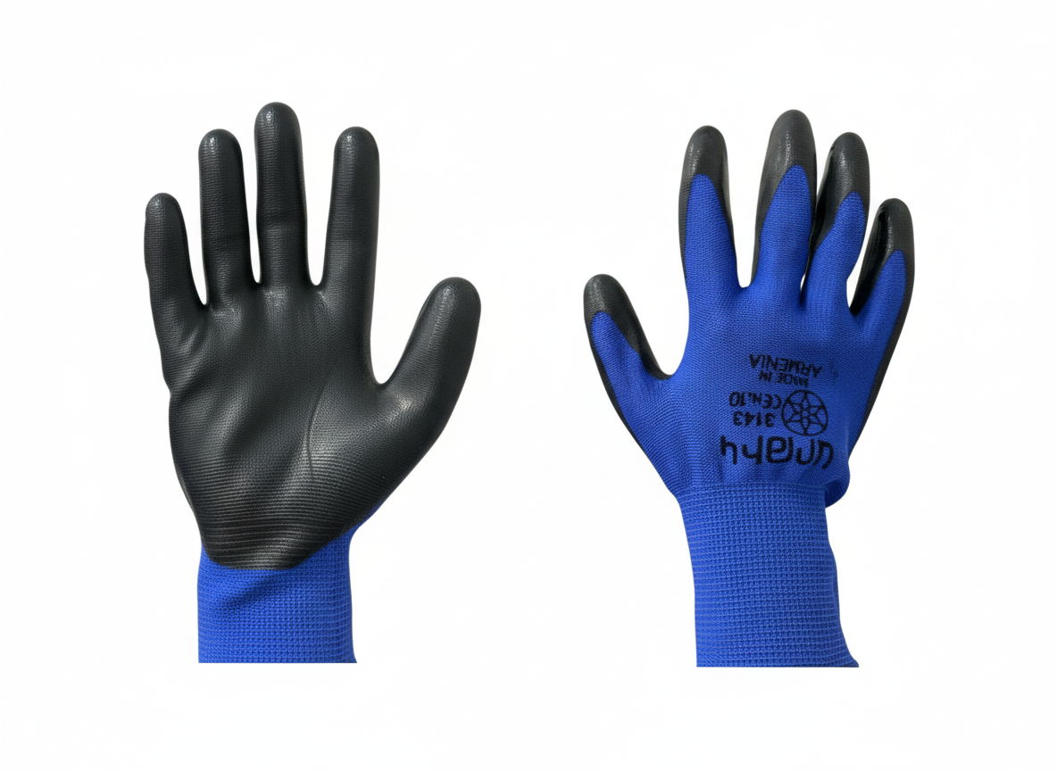 Перчатки латексные синие Артик