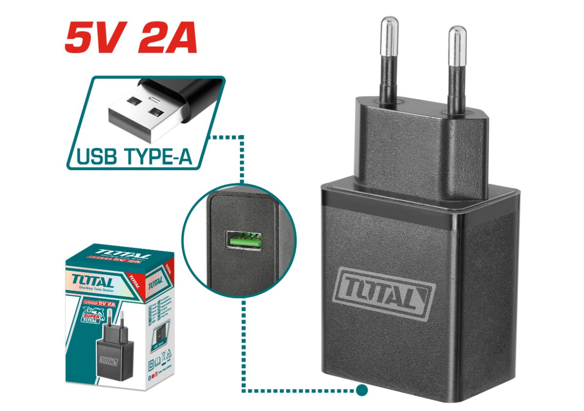 Լիցքավորիչ 5Վտ TOTAL TCLI120502