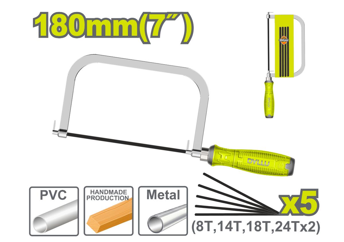 Ձեռքի նրբասղոց 180 մմ DYLLU DTHF5107