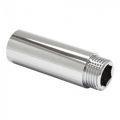 Удлинительный штуцер никелированный 1/2*90 мм DINGQI