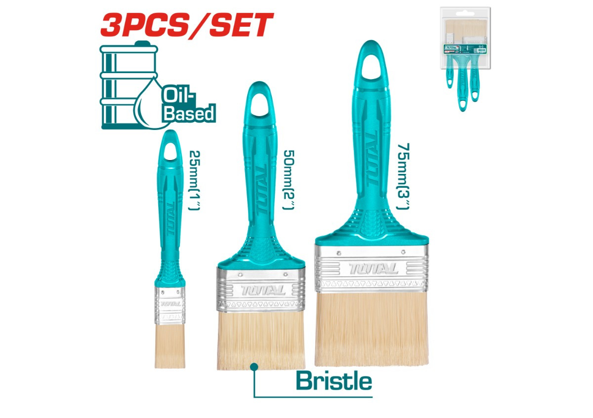 Վրձնի հավաքածու 3 կտոր  THT8450301 TOTAL