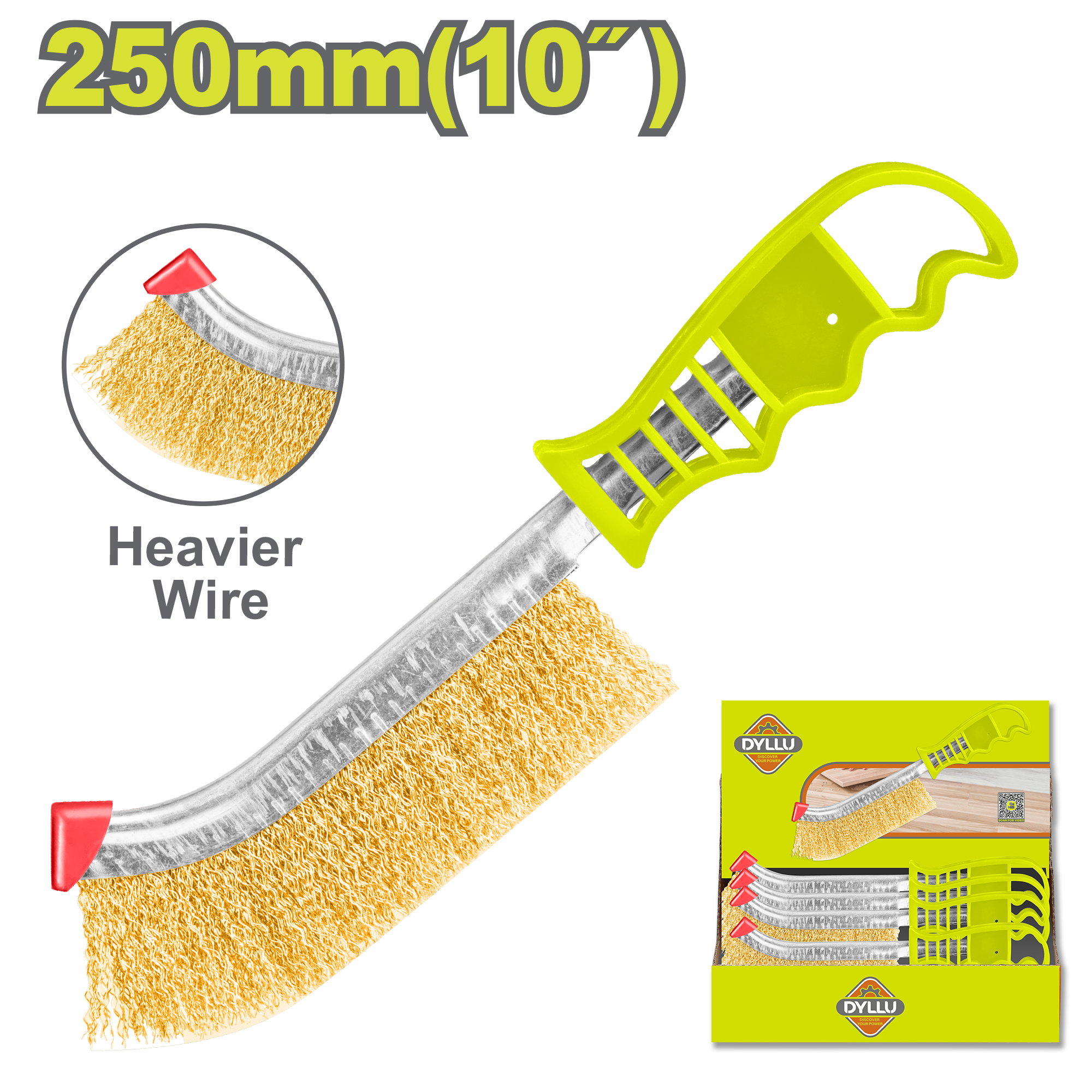 Մետաղական խոզանակ 250մմ DYLLU DTBH1101