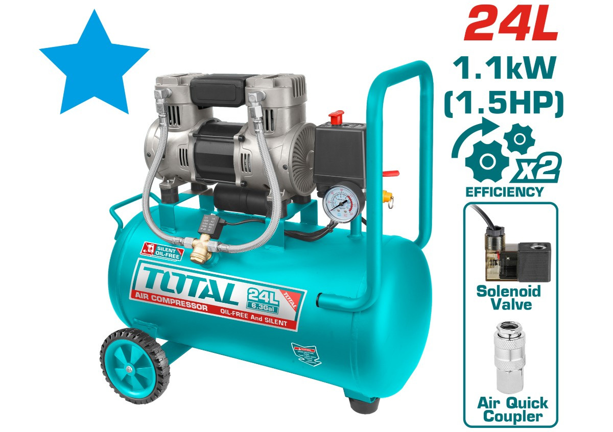 Կոմպրեսոր 24լ TOTAL TCS1110242