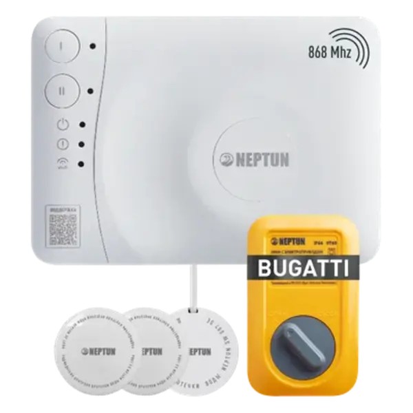 Ջրի արտահոսքի պաշտպանիչ համակարգ  խելացի անլար Bugatti Click 3/4 1 NEPTUN