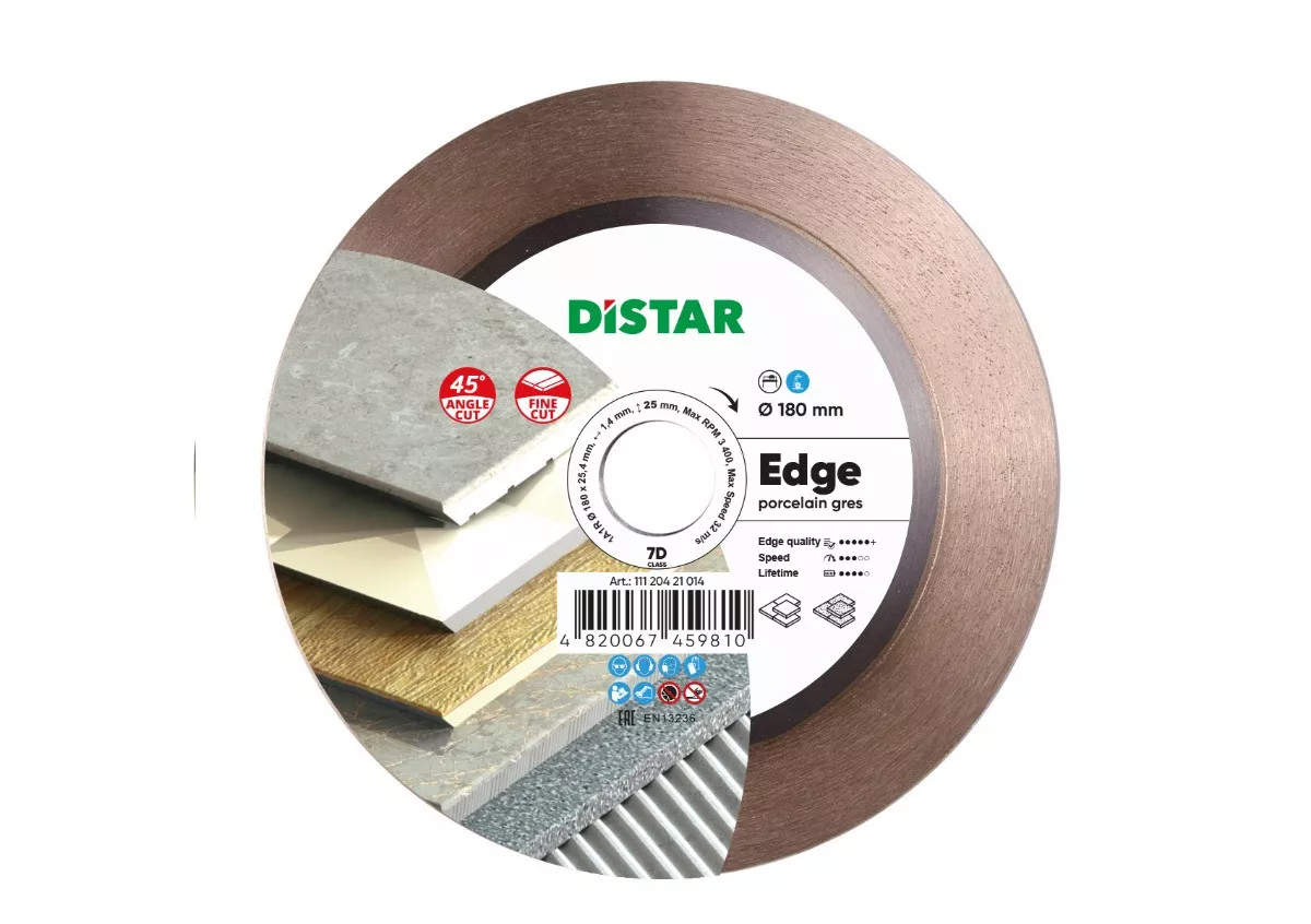 Диск алмазный 1A1R 180мм Distar 11120421014