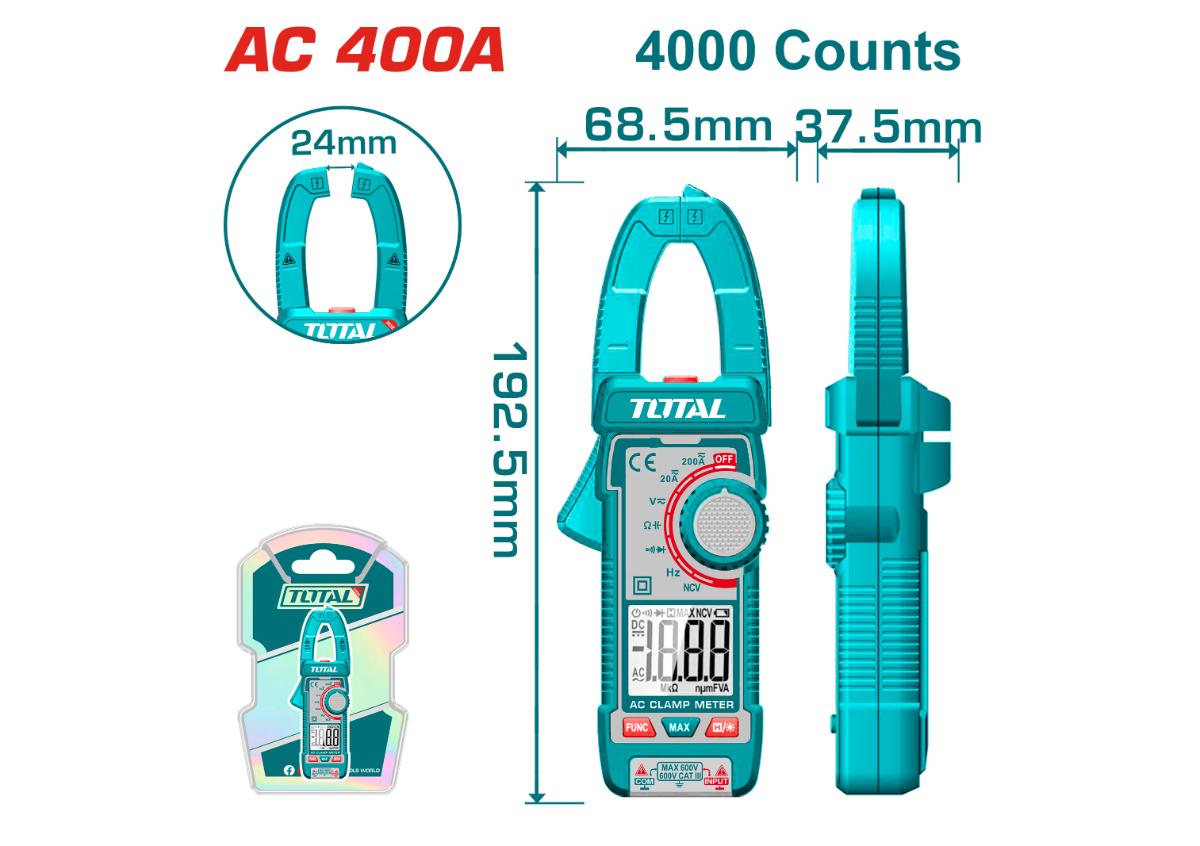 Цифровой мультиметр  TOTAL TMT762001