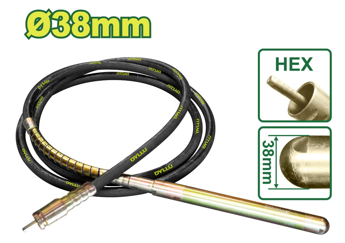 Труба для вибратора  DYLLU DTVRP2A38 Φ38мм