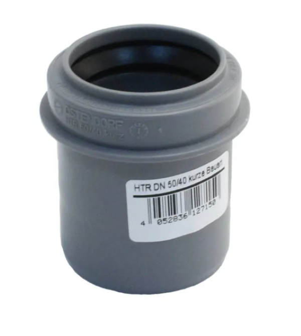 Կոյուղու անցում d50/40 61.5մմ կարճ OSTENDORF -HTR