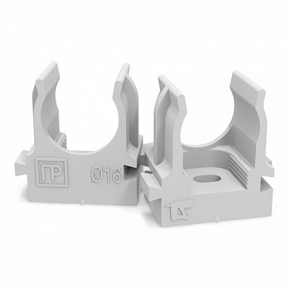 Крепеж-клипса для прямого монтажа 25мм (100 шт) термостойкий ПРОМРУКАВ