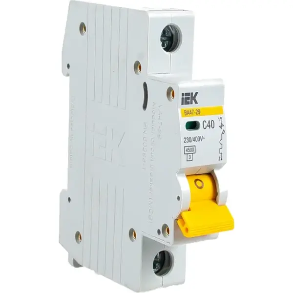 Автоматический выключатель 1P C 40 A IEK