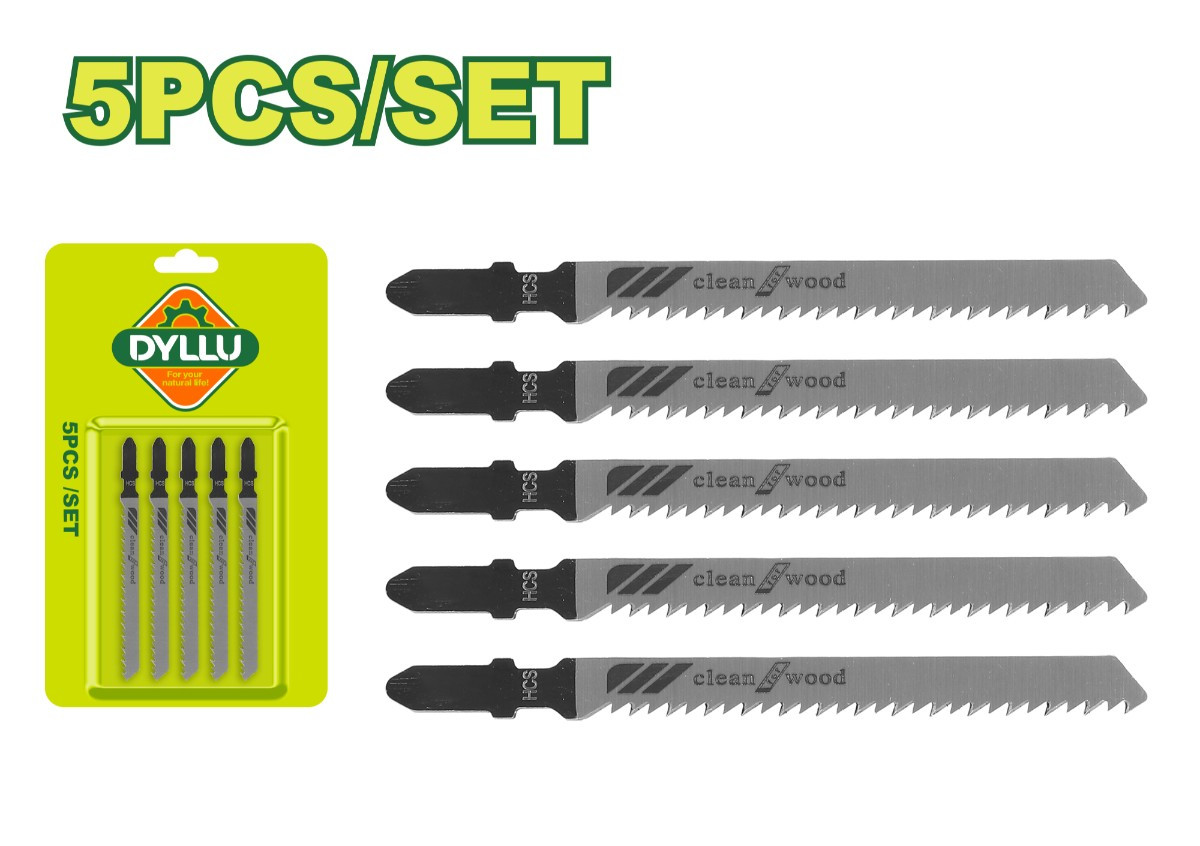 Նրբասղոցի 5 հատ փայտի դանակների հավաքածու DYLLU DTJB101D 74մմ