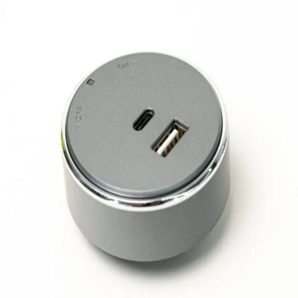 Зарядное устройство USB A+C 12W Серый (1/20/120) Electrica