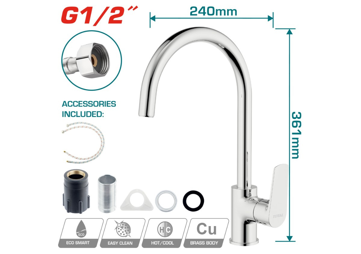 Ծորակ խոհանոցի TSLBM23401 TOTAL