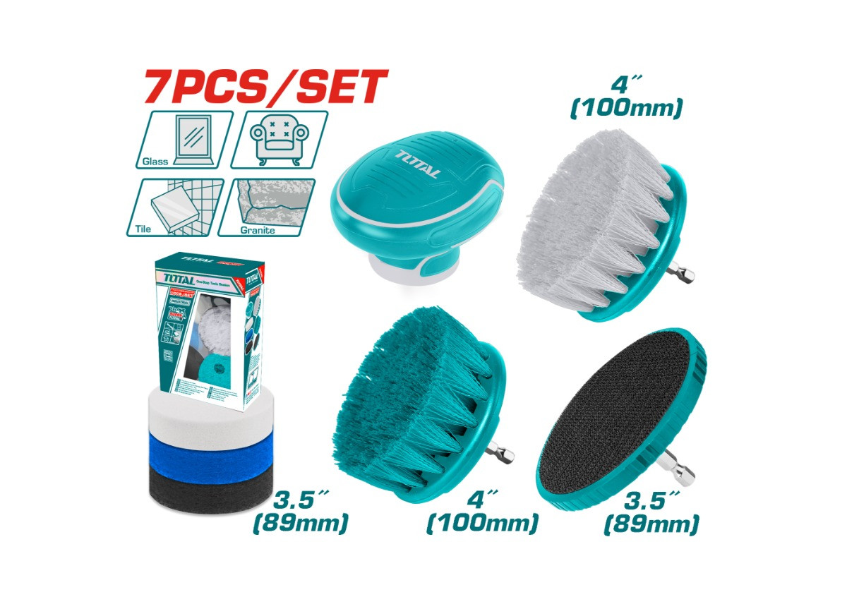 Набор из 7насадок для чистки TACB0701 TOTAL