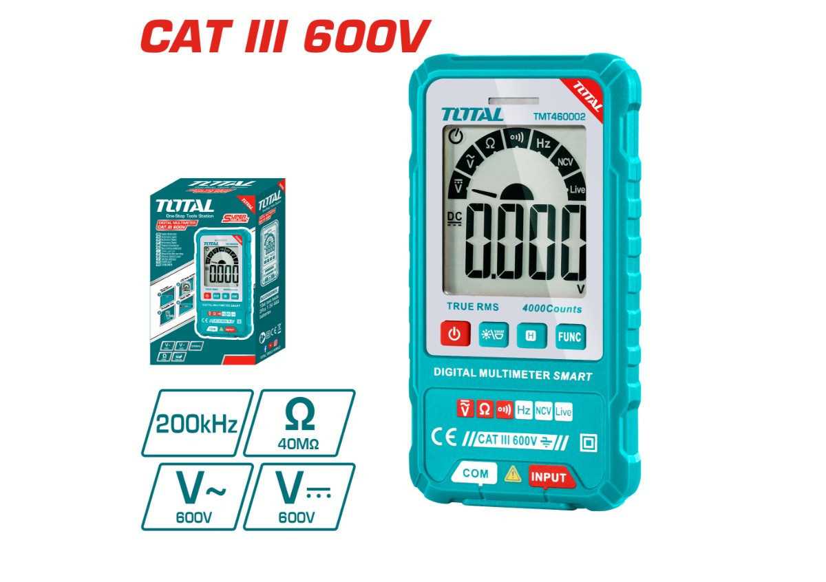 Թվային մուլտիմետր TOTAL TMT460002