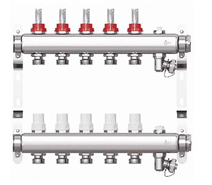 Коллекторная группа  СМ5F в сборе с расходомерами 1" *5 STI