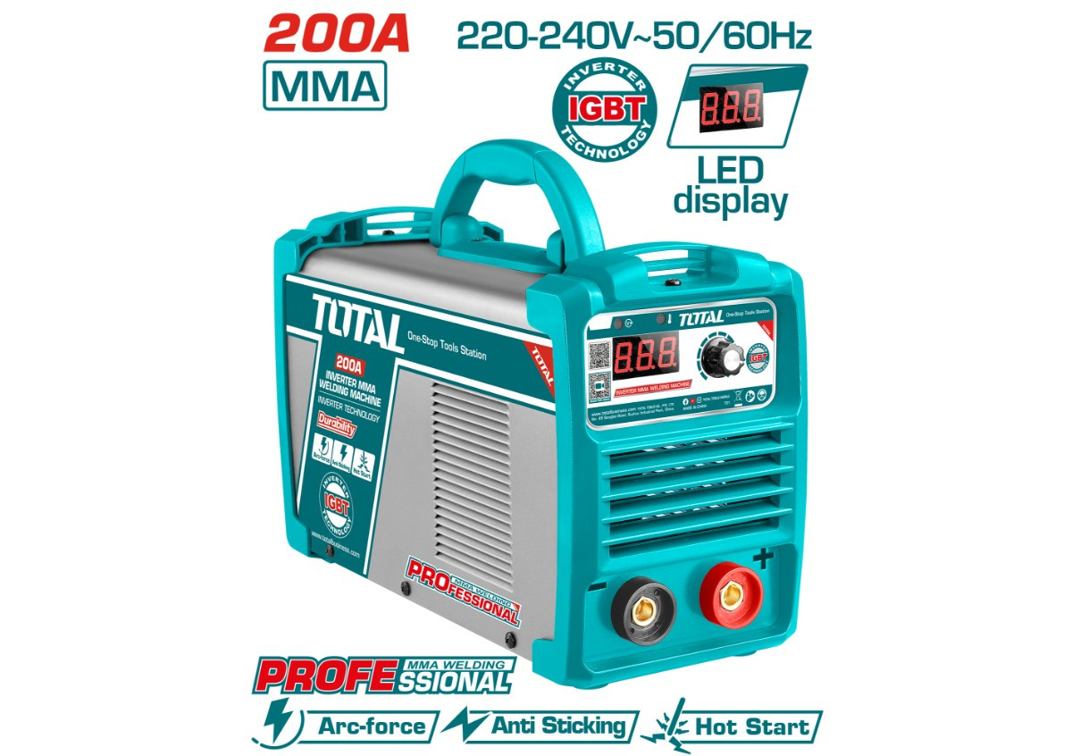 Ինվենտորային եռակցման ապարատ 200A IGBT TOTAL TW220038