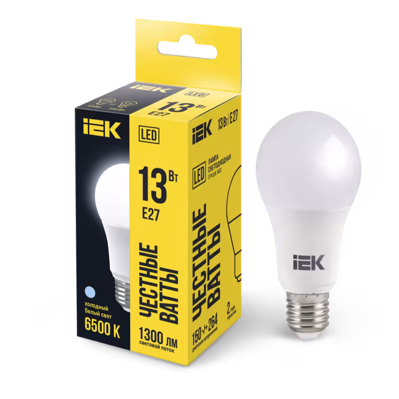 LED լամպ A60 13 w 6500K E27 IEK