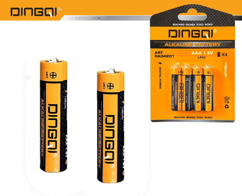 Մարտկոց 1.5V 1100mAh LR03/4B AAA RA04201 DINGQI