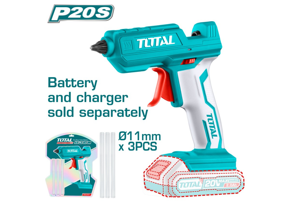 Սիլիկոնի ատրճանակ մարտկոցային 20Վ TOTAL TGGLI2001