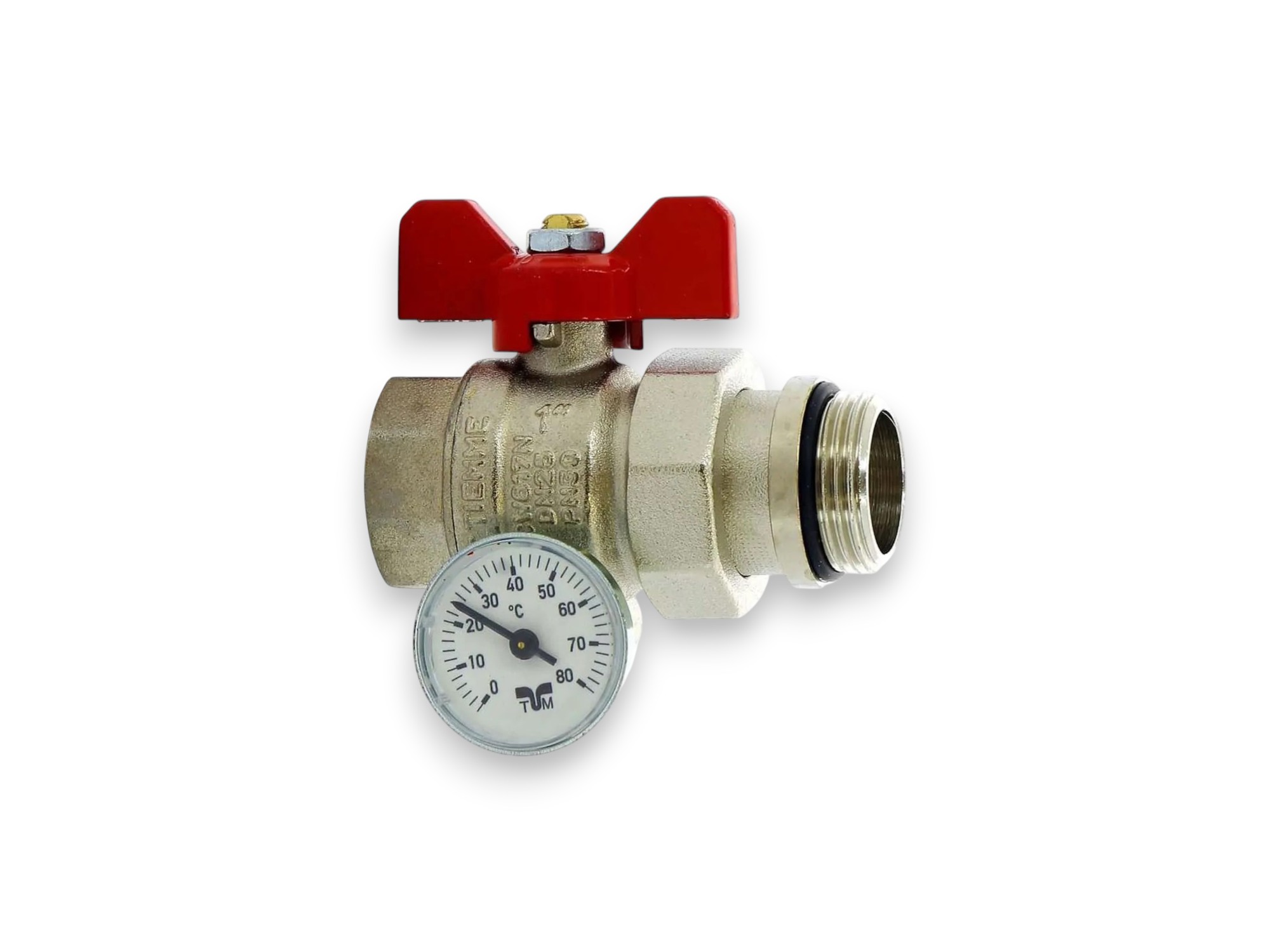 Ջրի փական  1 ԱՊ-ՆՊ կարմիր 2120R TIEMME