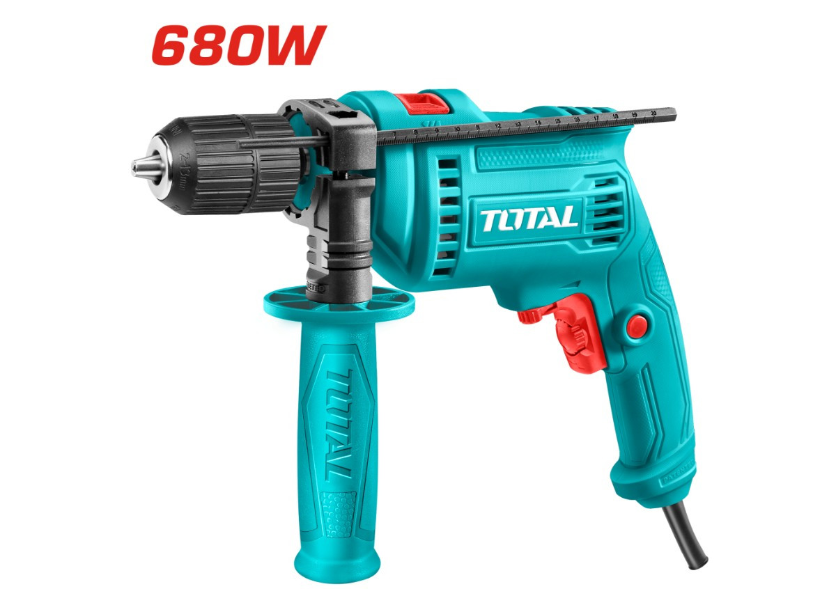 Электрическая Ударная Дрель TOTAL TG1061356-2 / 680 Вт