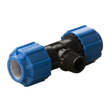 Եռաբաշխիչ PE 20*3/4 M*20 (արտաքին) ՄԱՅԵՌ ՊԼԱՍՏ