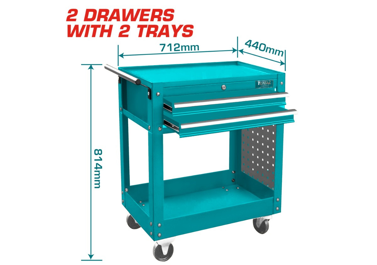 Գործիքների սայլակ դարակներով TOTAL THPTC201