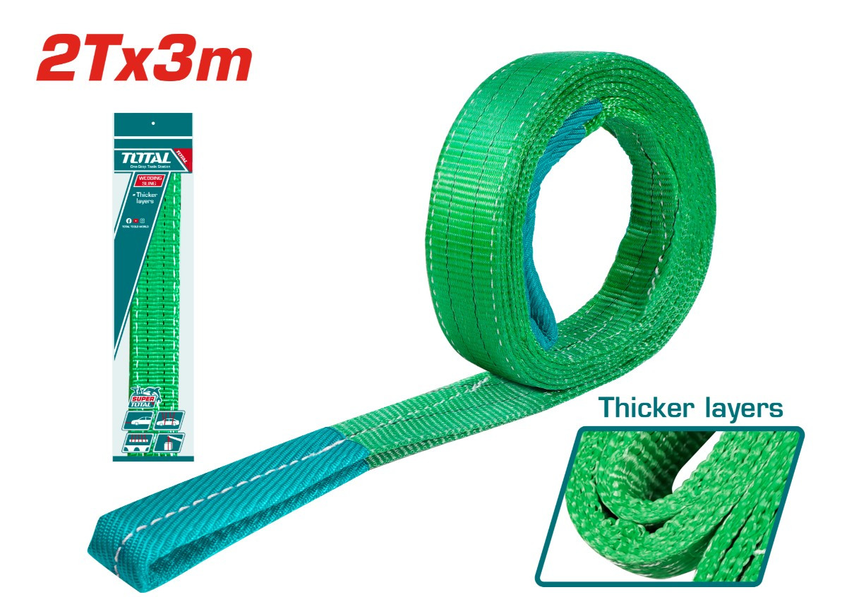 Ճոպան ժապավենային 2տ.3մ* 60մմ THTWS0203 TOTAL