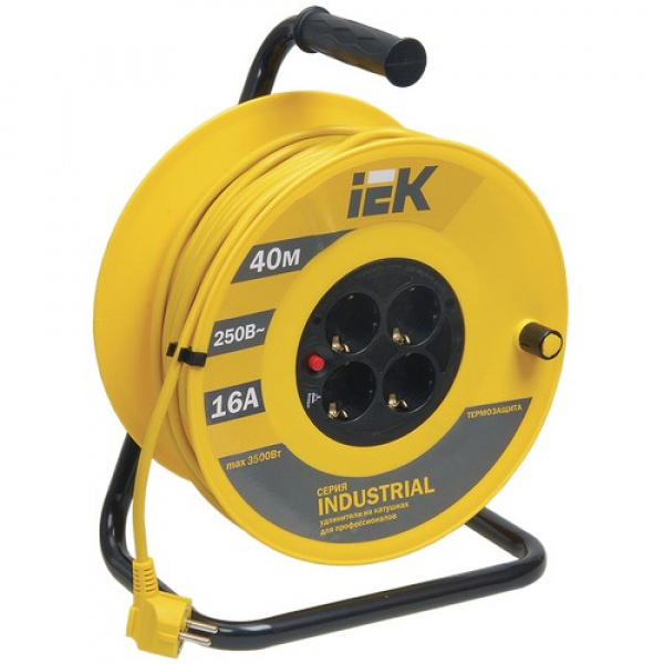 Катушка 4*40մ (3*1,5) INDUSTRIAL+ IEK