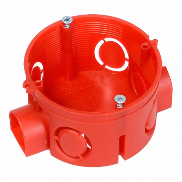 Տուփ մոնտաժային (HF) 68х42մմ կարմիր ПРОМРУКАВ