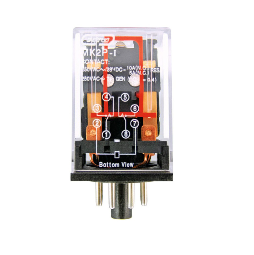 Ռելե MK2P-I 24VDC ANDELI
