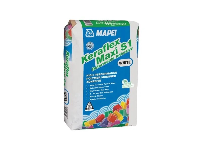Սալիկի և քարի սոսինձ Keraflex Maxi S1 սպիտակ, 25 կգ C2TES1 MAPEI