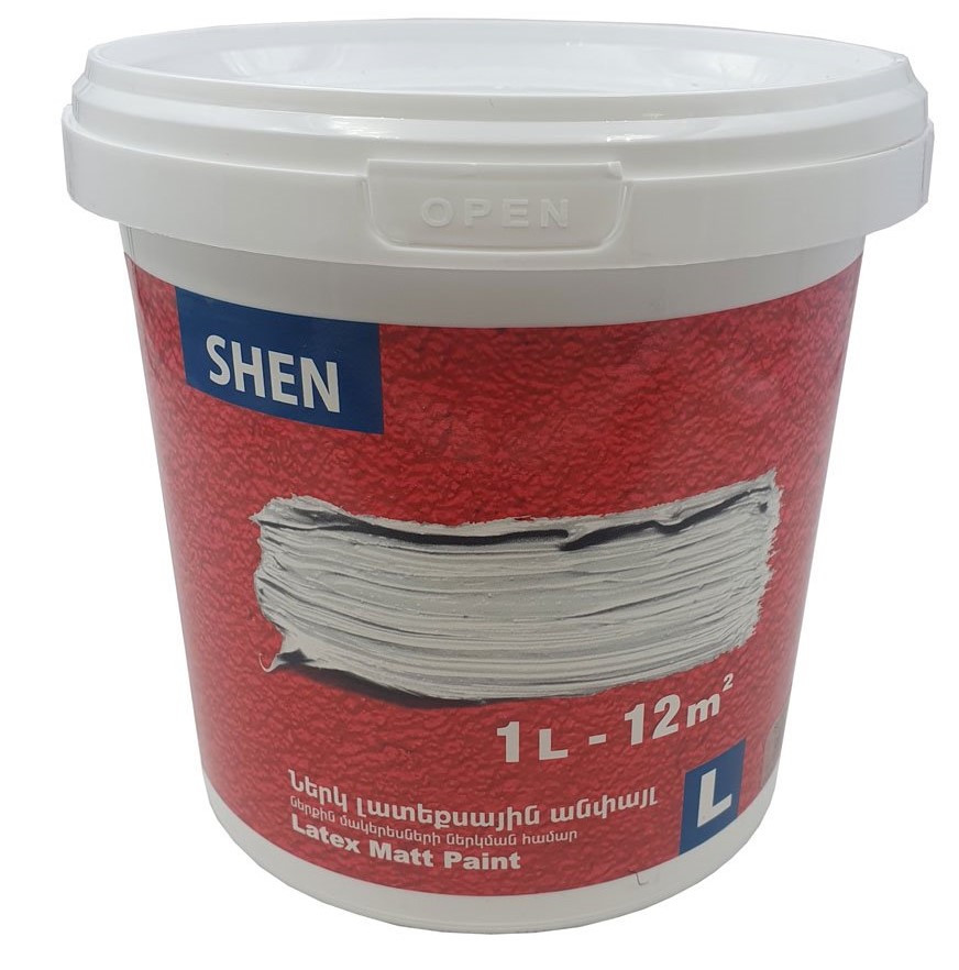 Краска латексная  1л L Shen