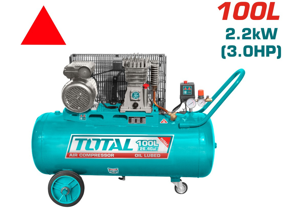 Կոմպրեսատոր 2200W 100լ TOTAL TC1301006