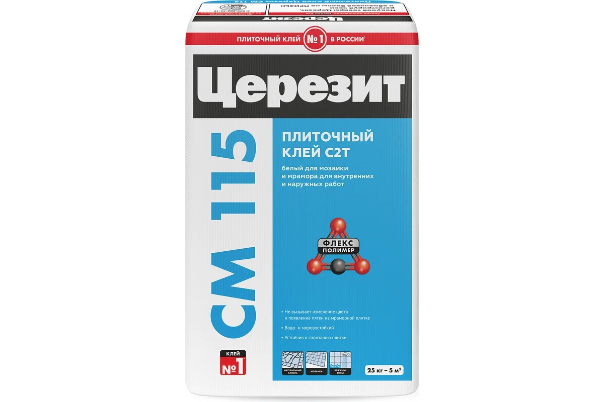 Մոզայկայի և մարմարի սոսինձ CM 115 25կգ Ceresit