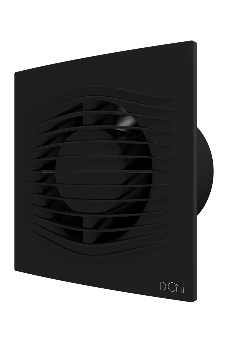 Вентилятор накладной SLIM 4C Matt Black DICITI ERA
