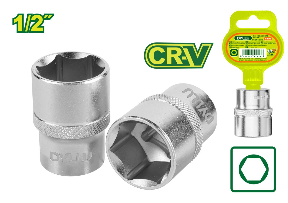 1-2'' վեցանկյուն գլխիկ DYLLU DTSC1212 12մմ