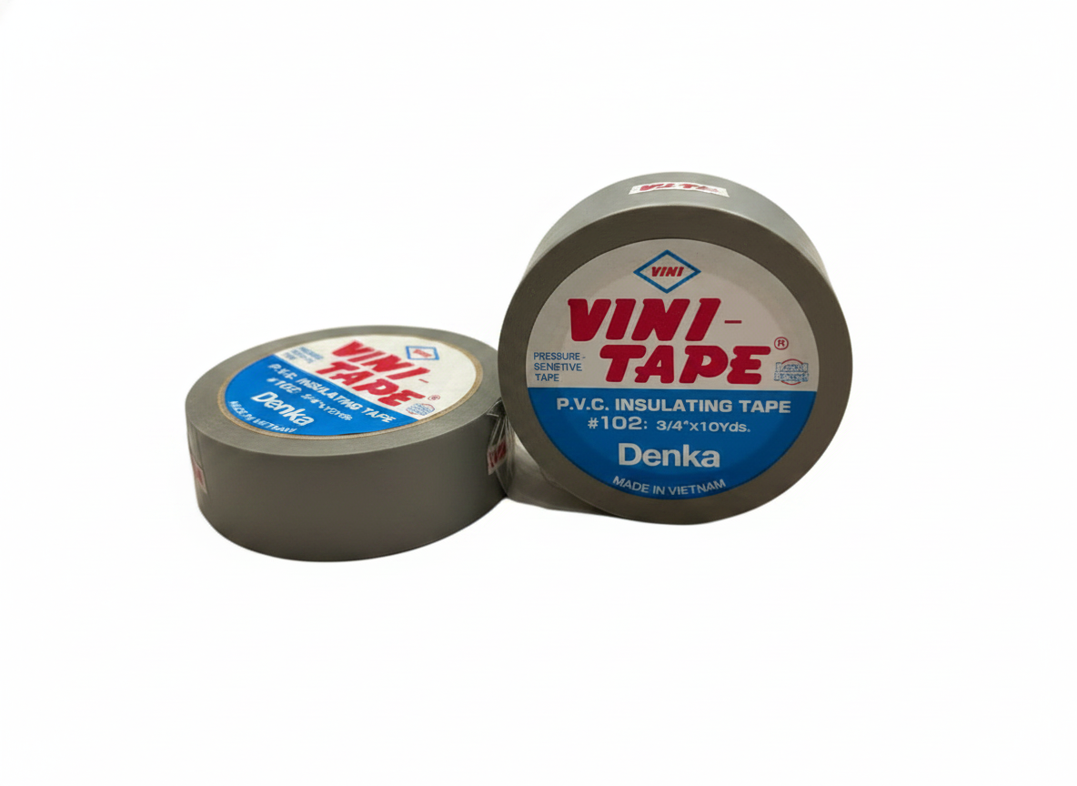 Изолента Vini-Tape серая 20мм*9м Denka