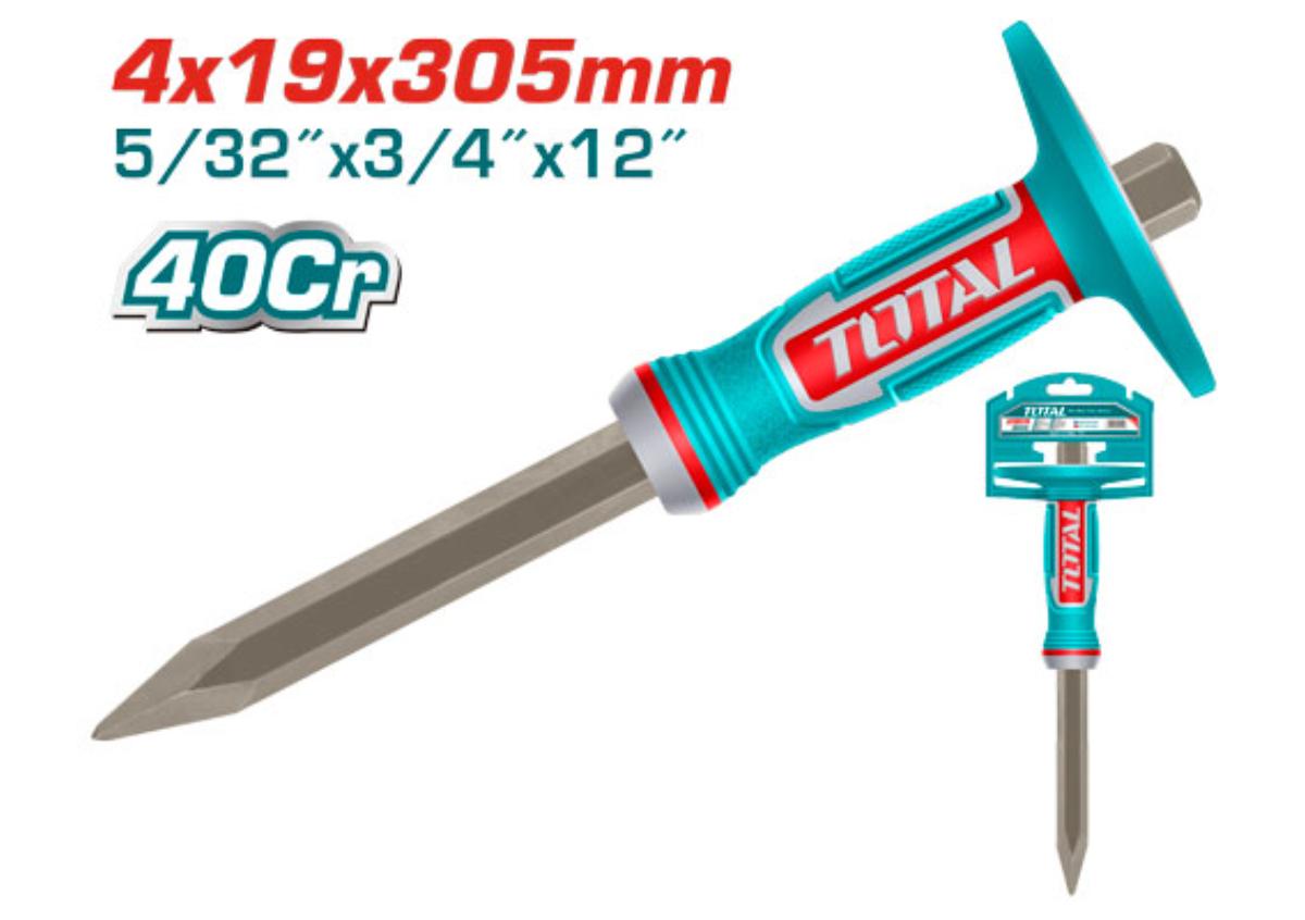Зубило по бетону 4мм TOTAL THT4530419