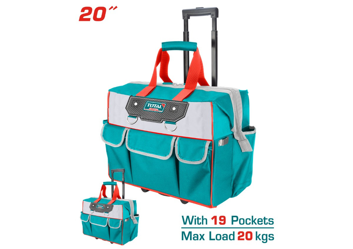 Գործիքների պայուսակ անիվով TOTAL THRRTB2012