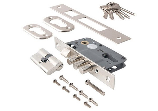 Փական մուտքի դռան միջուկով  1000/60-CR 00006324 Apecs