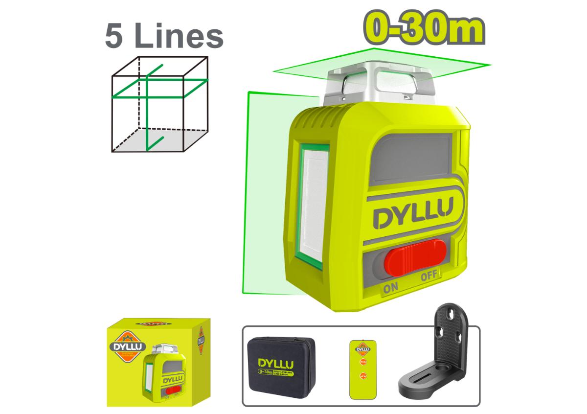Ինքնահարթեցվող գծային լազեր (կանաչ) 0-30 մ DYLLU DTLE2M05