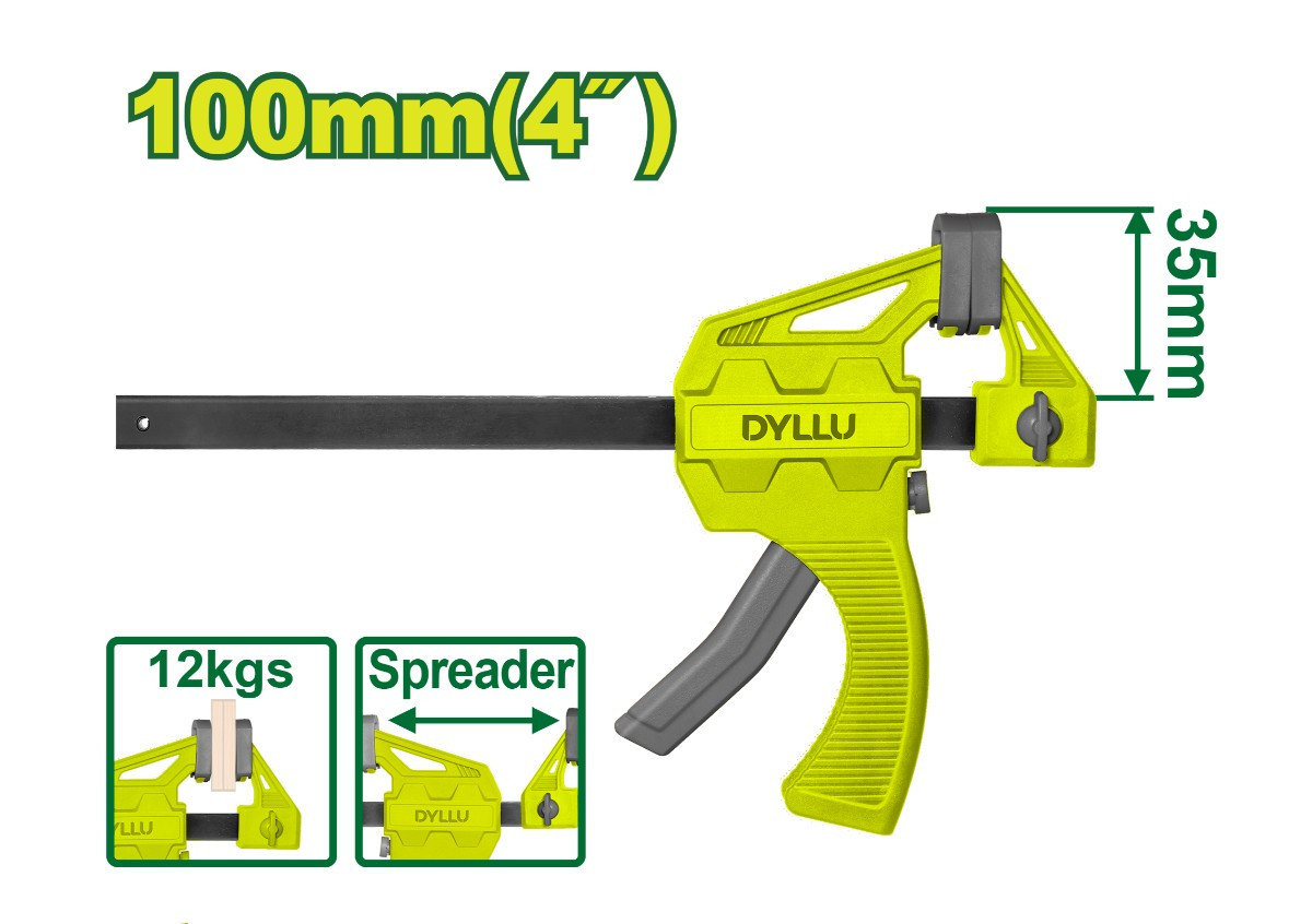 Быстросъемный зажим DTCP4374 100мм DYLLU